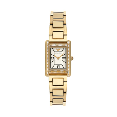 Emporio Armani Mother of Pearl Dial Gold Stainless Steel AR11659
