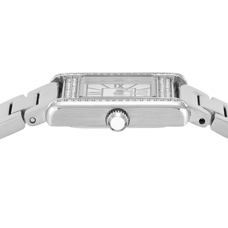 Emporio Armani Two-Hand Mother of Pearl Dial Stainless Steel Watch AR11662