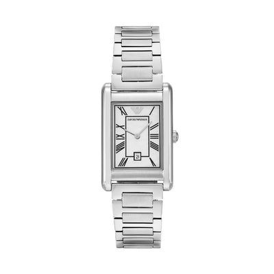 Emporio Armani Two-Hand Mother of Pearl Dial Stainless Steel Watch AR11664