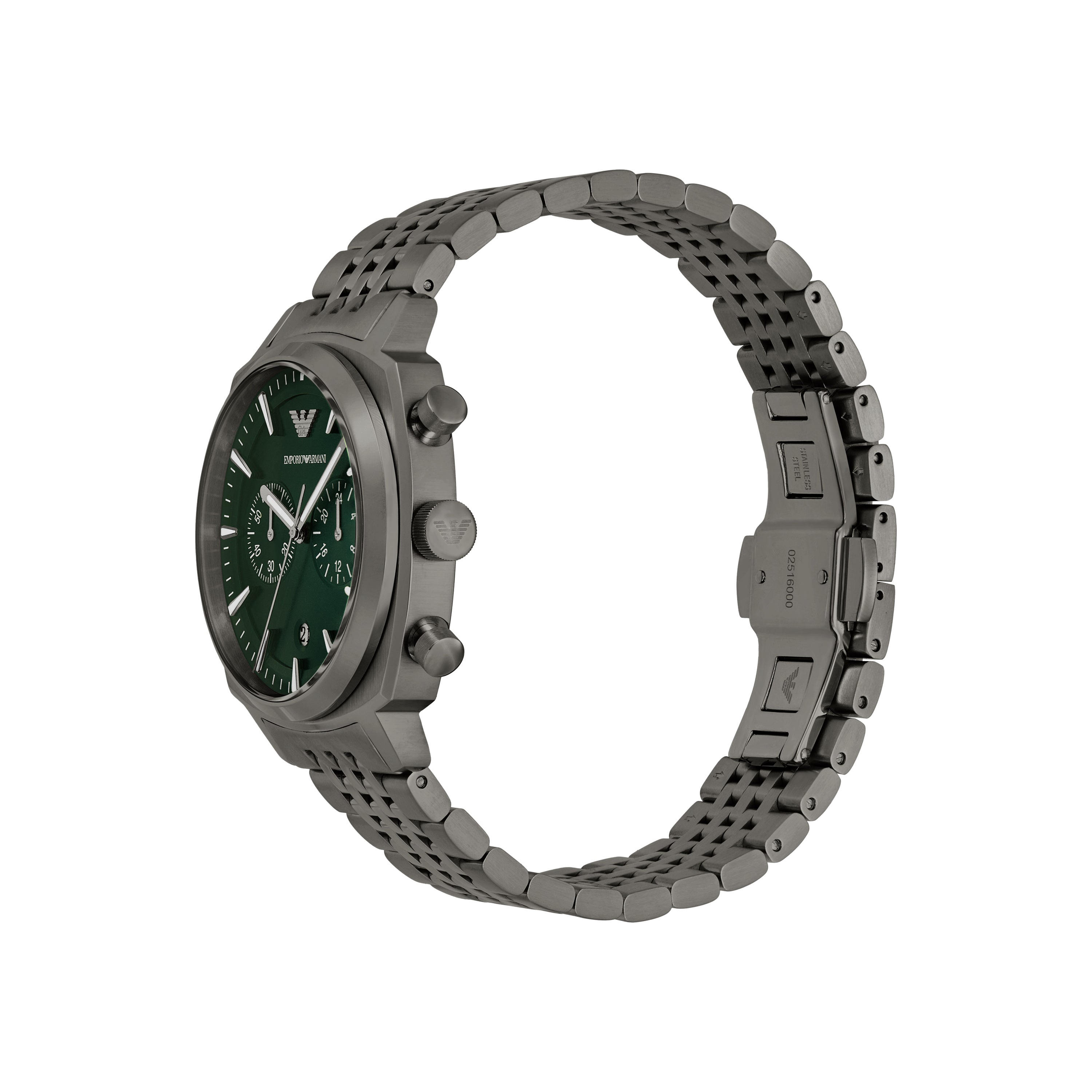 Emporio Armani Green Dial Gunmetal Watch AR11689