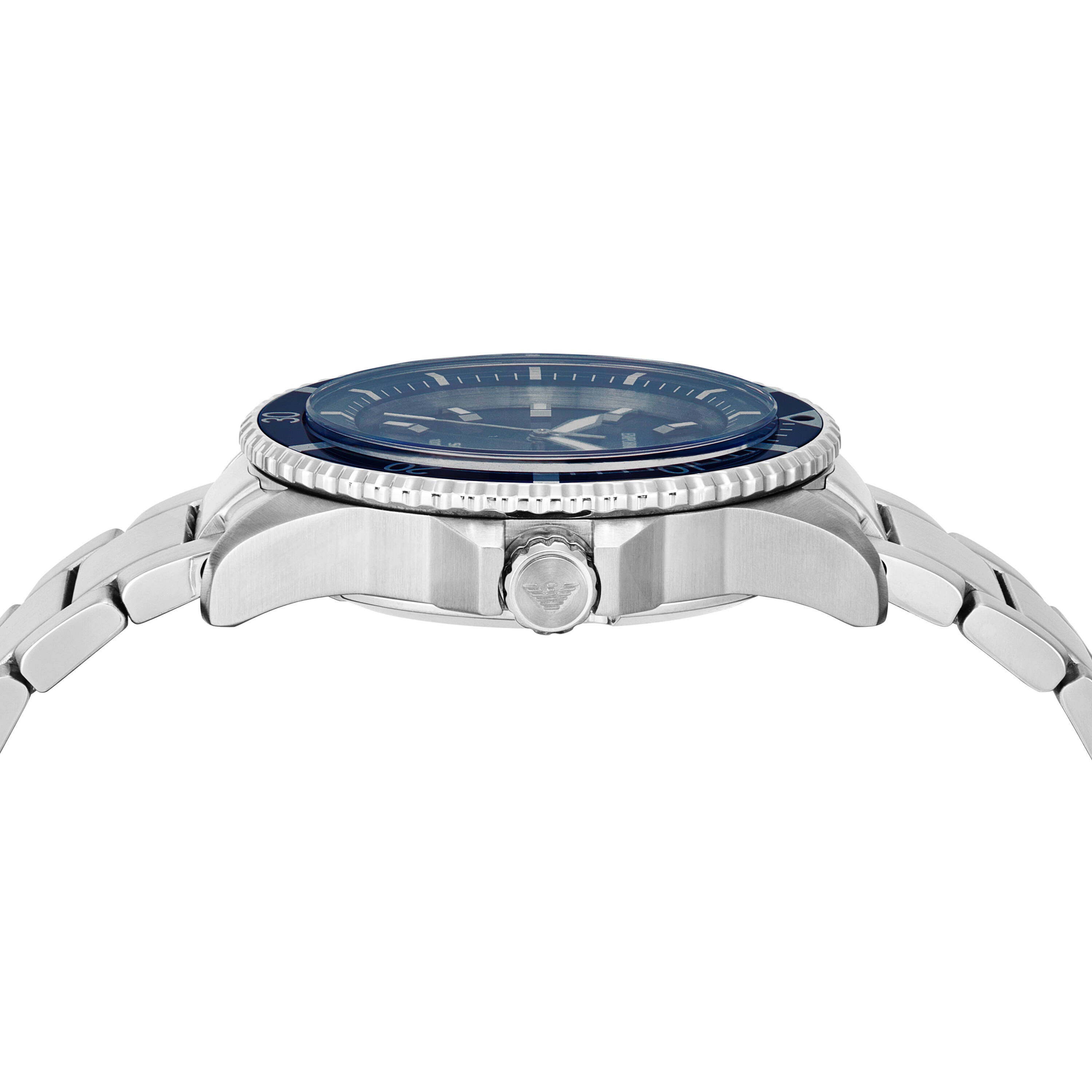 Armani World Explorer Solar Powered Stainless Steel Watch AR11697