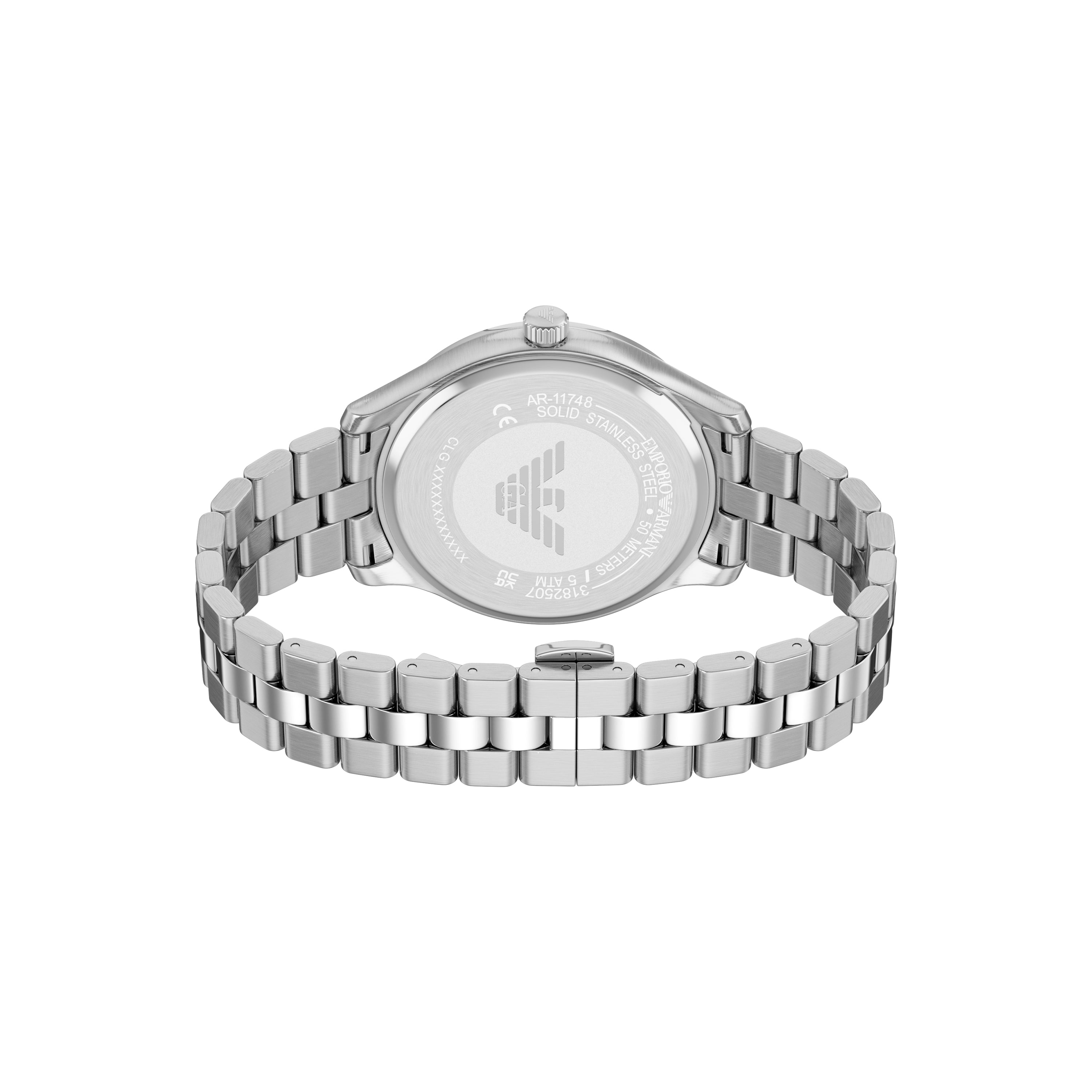 Emporio Armani Silver Watch AR11748