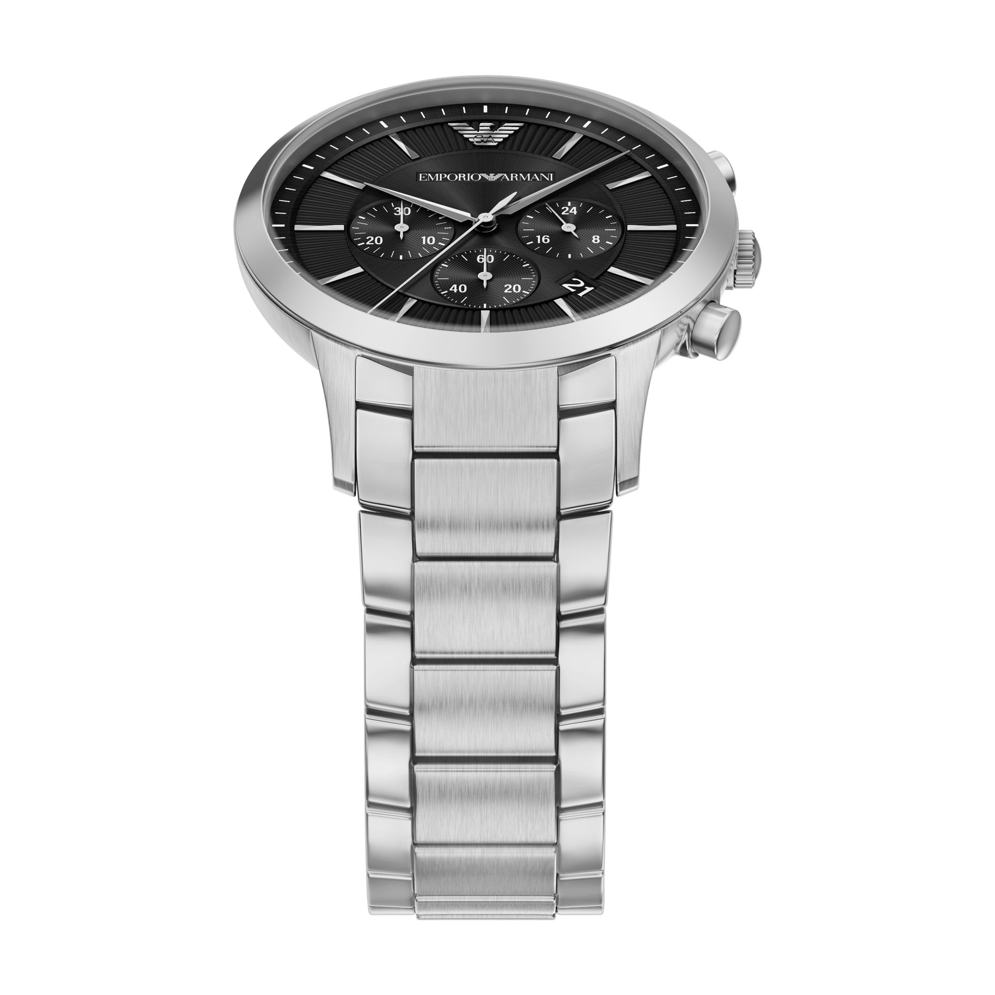 Emporio Armani men's watch, black dial (view 2)