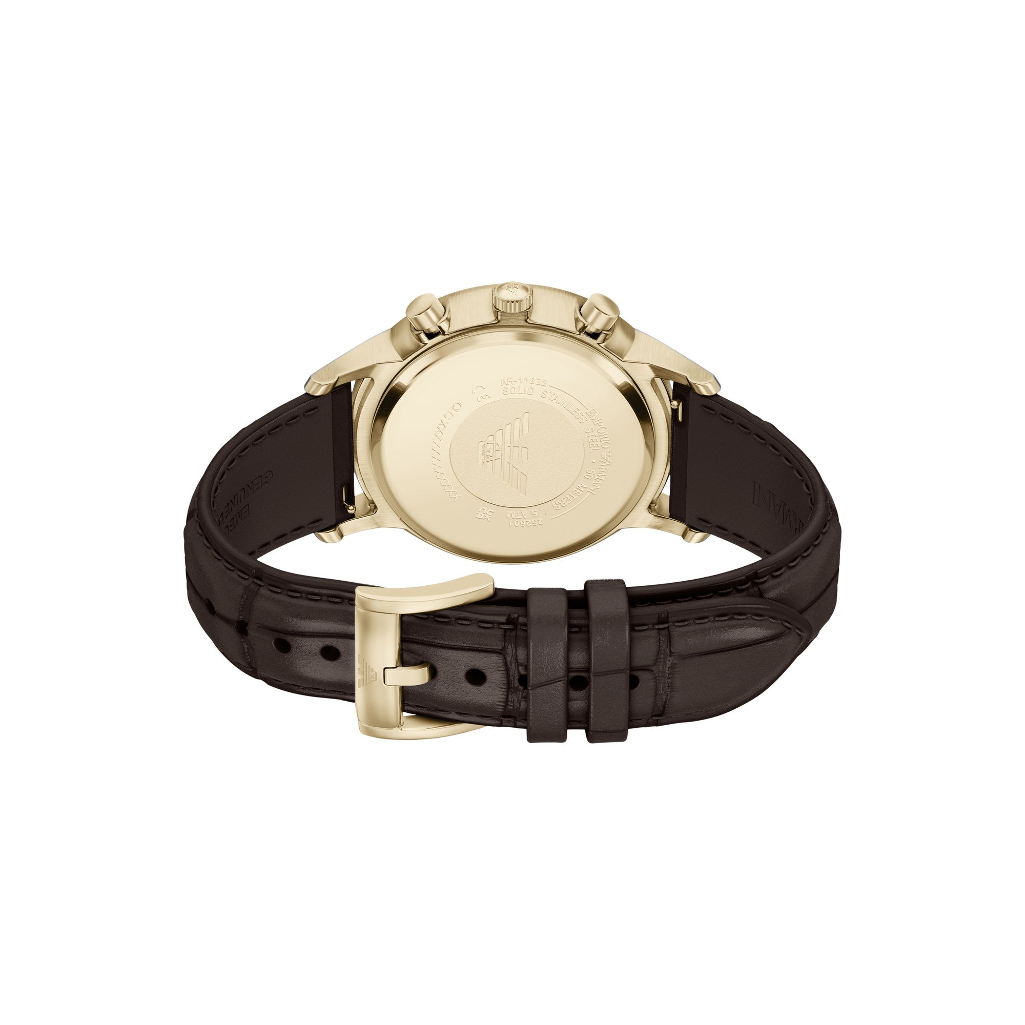 Emporio Armani men's watch, brown dial (view 5)