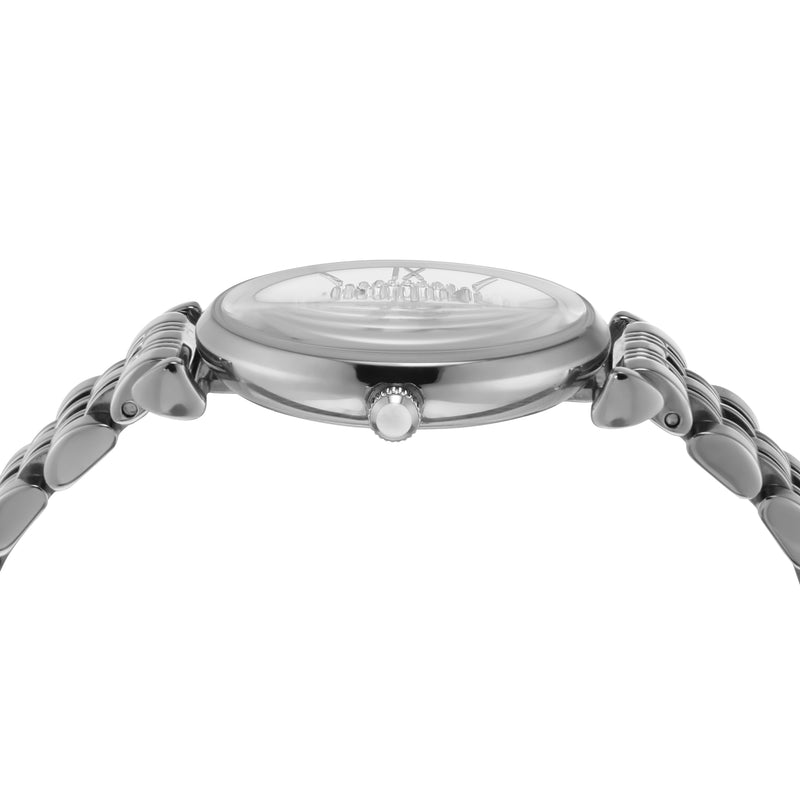 Emporio Armani Silver Glamour Stainless Steel Women's Watch AR1925