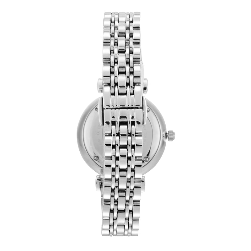 Emporio Armani Silver Glamour Stainless Steel Women's Watch AR1925