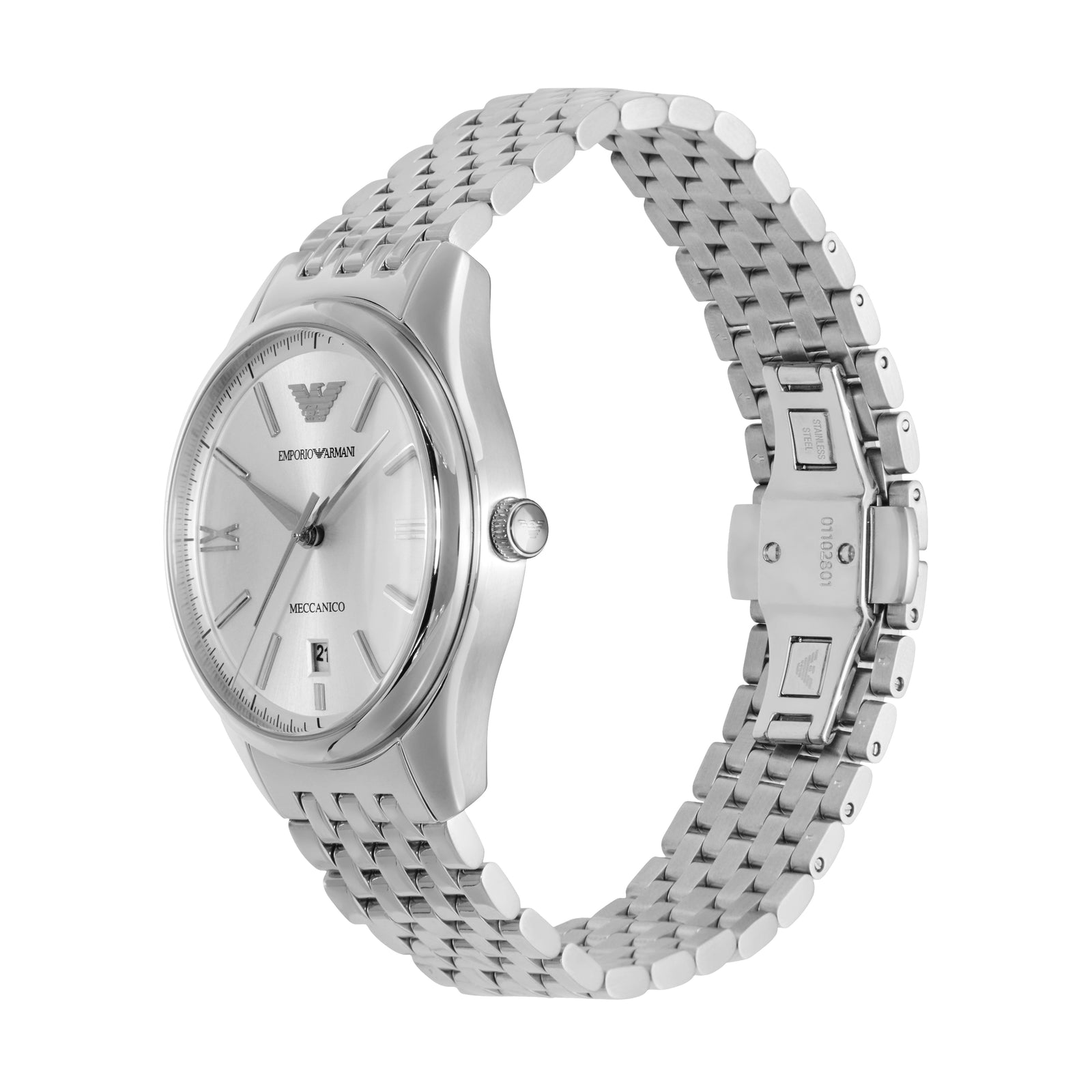 Emporio Armani メンズ 時計 シルバー Amazon.co.jp: [エンポリオアルマーニ] 腕時計 NA AR60076