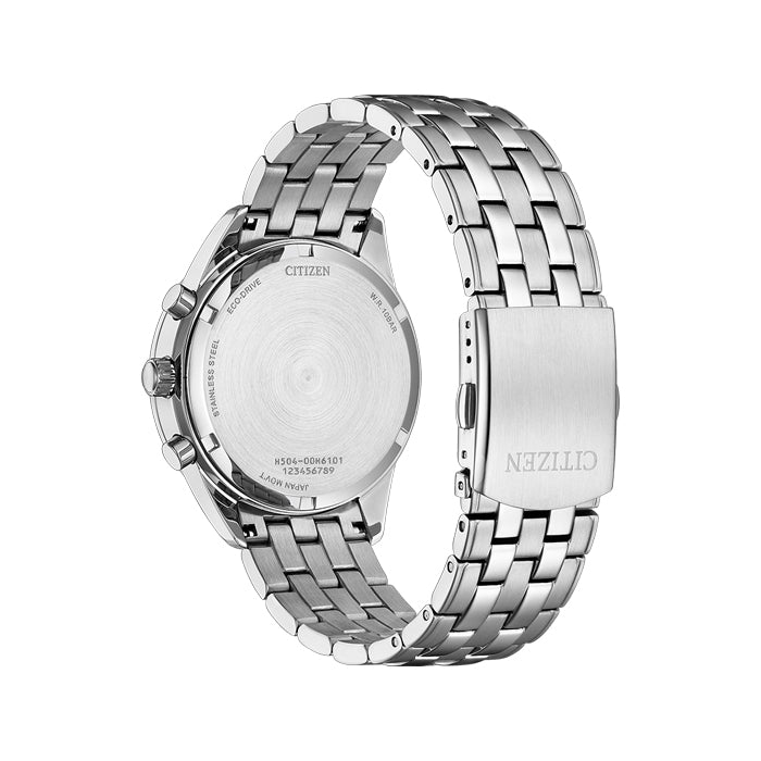 Citizen AT2600-57E stainless steel caseback