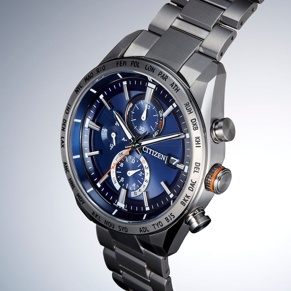 Citizen Attesa Radio Controlled Eco-Drive Titanium Watch