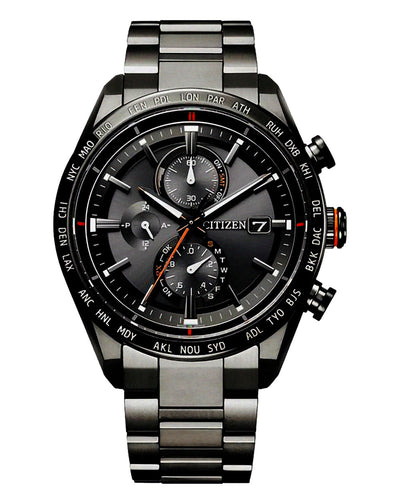 Citizen Attesa Radio Controlled Eco-Drive Titanium Watch AT8185-62E
