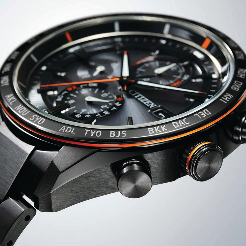 Citizen Attesa Radio Controlled Eco-Drive Titanium Watch AT8185-62E