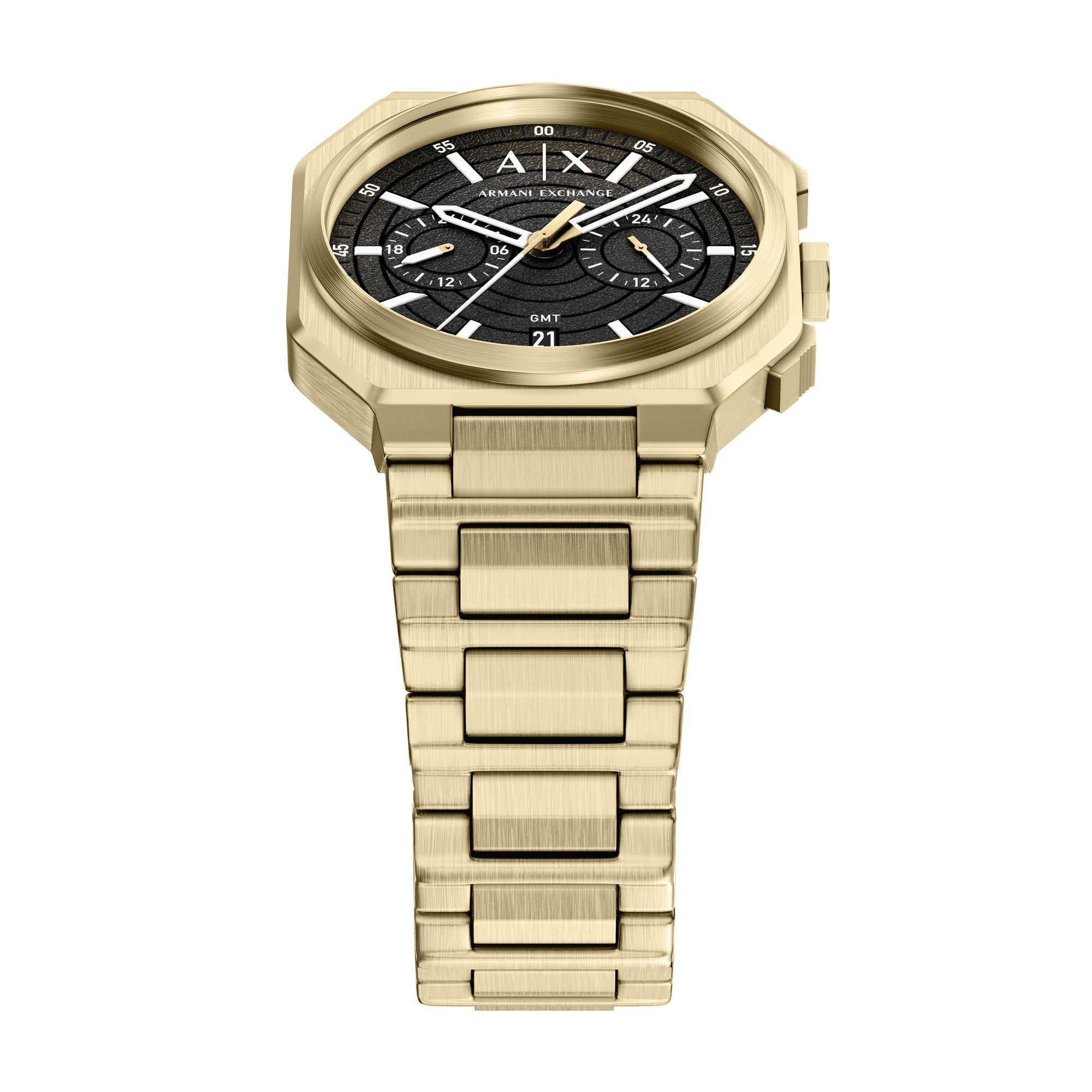Armani Exchange men's watch, black dial (view 2)