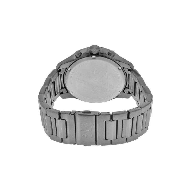 Armani Exchange Chronograph Gunmetal Stainless Steel Watch AX1731