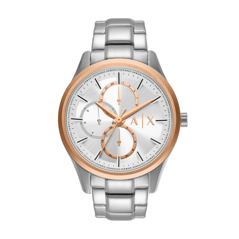 Armani Elegant Silver Stainless Steel Watch AX1870