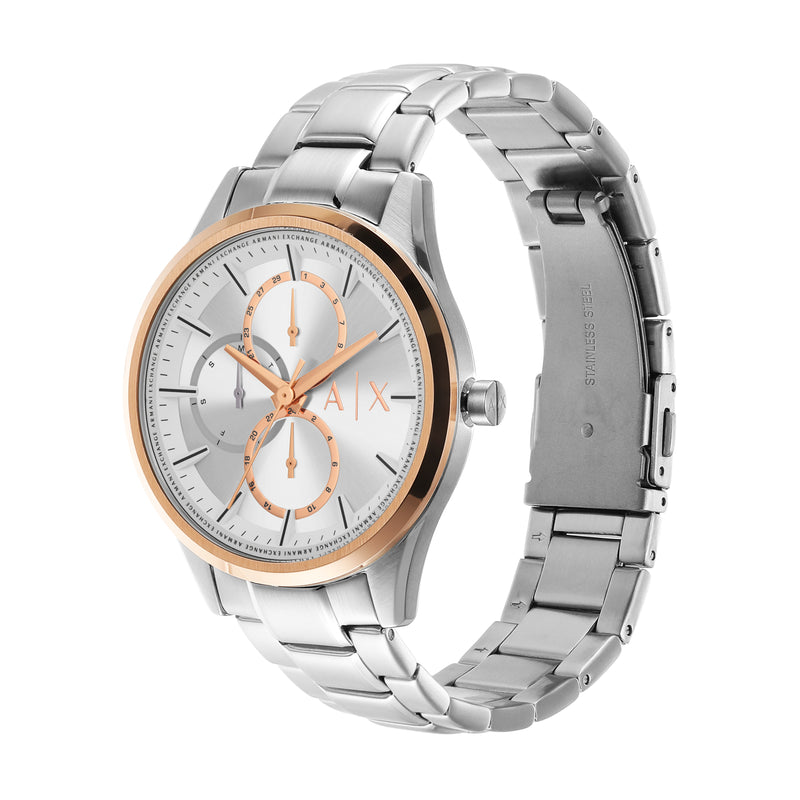 Armani Elegant Silver Stainless Steel Watch AX1870