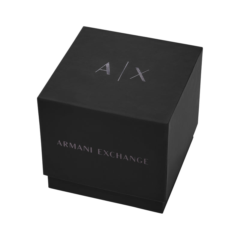 Armani Exchange Chronograph Blue Dial Gunmetal Stainless Steel Watch AX1967