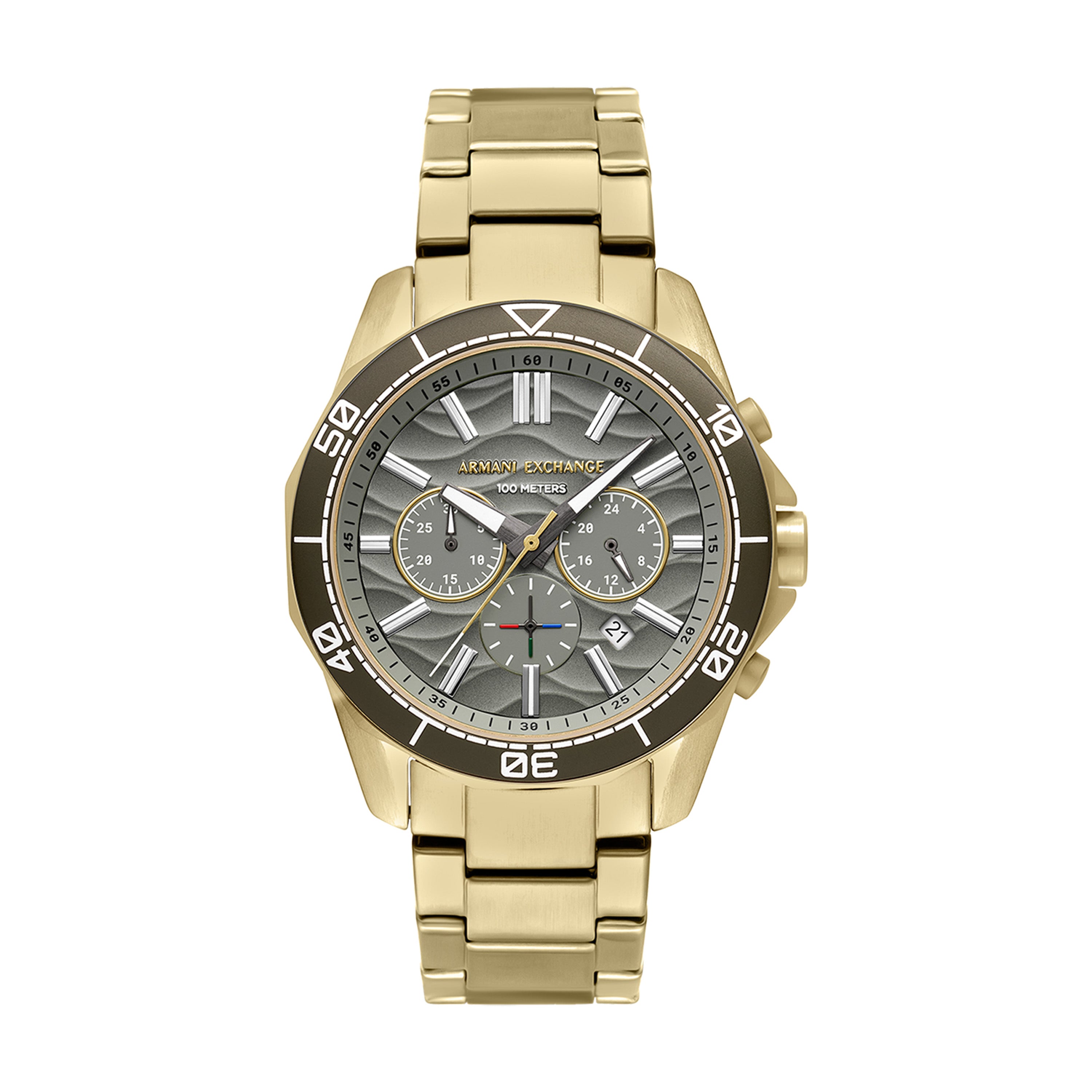 Armani Exchange Chronograph Gold AX1970 | Watch Direct