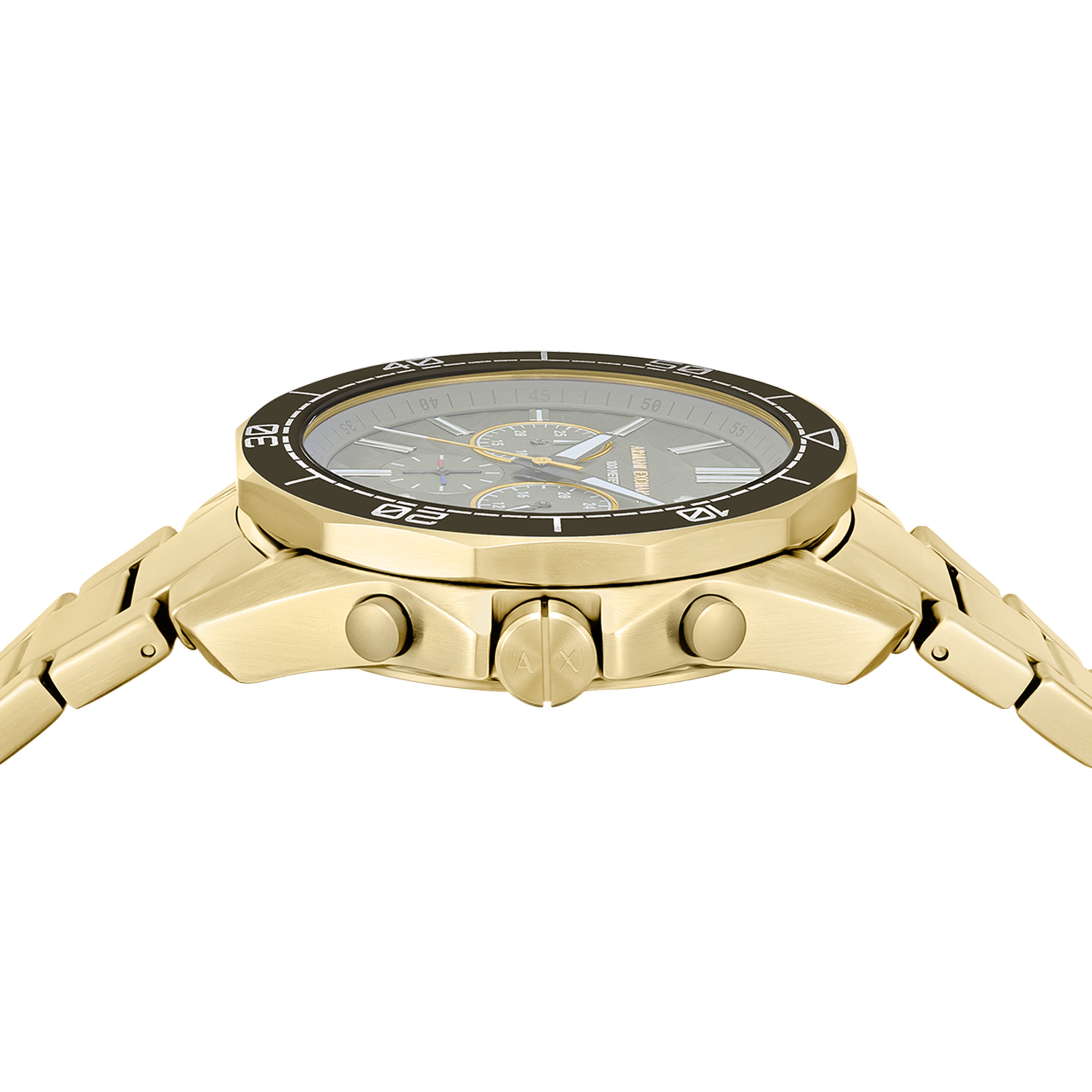 Armani Exchange Chronograph Gold Stainless Steel Watch AX1970