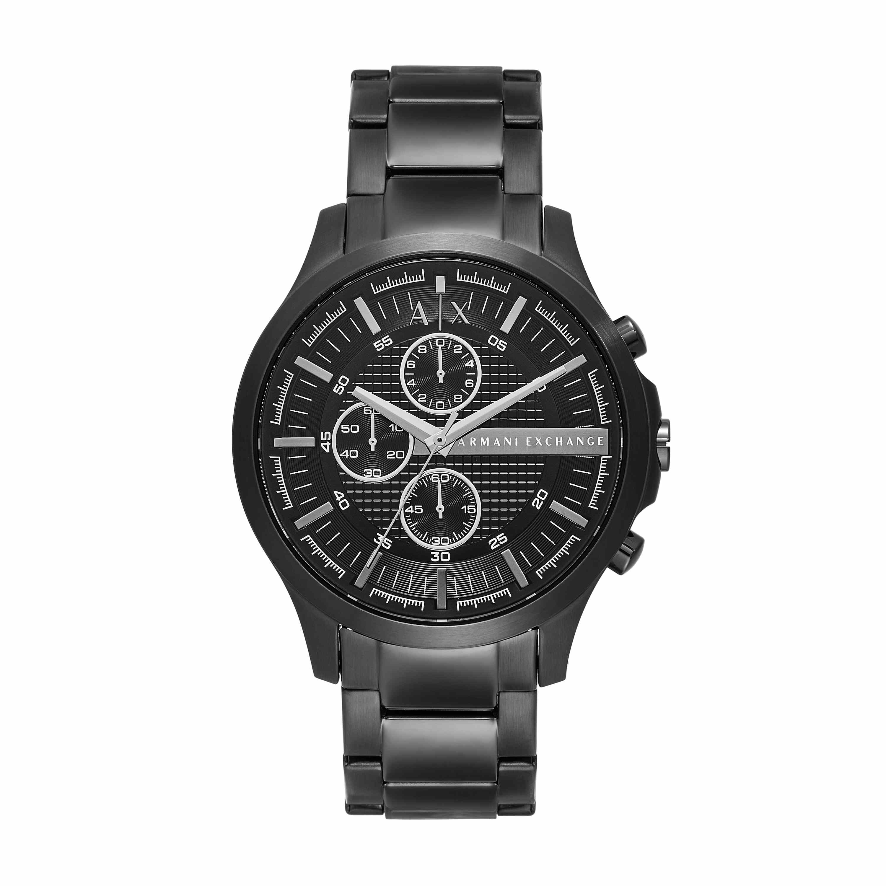 Armani Exchange Chronograph Gunmetal Stainless Steel Watch AX2454