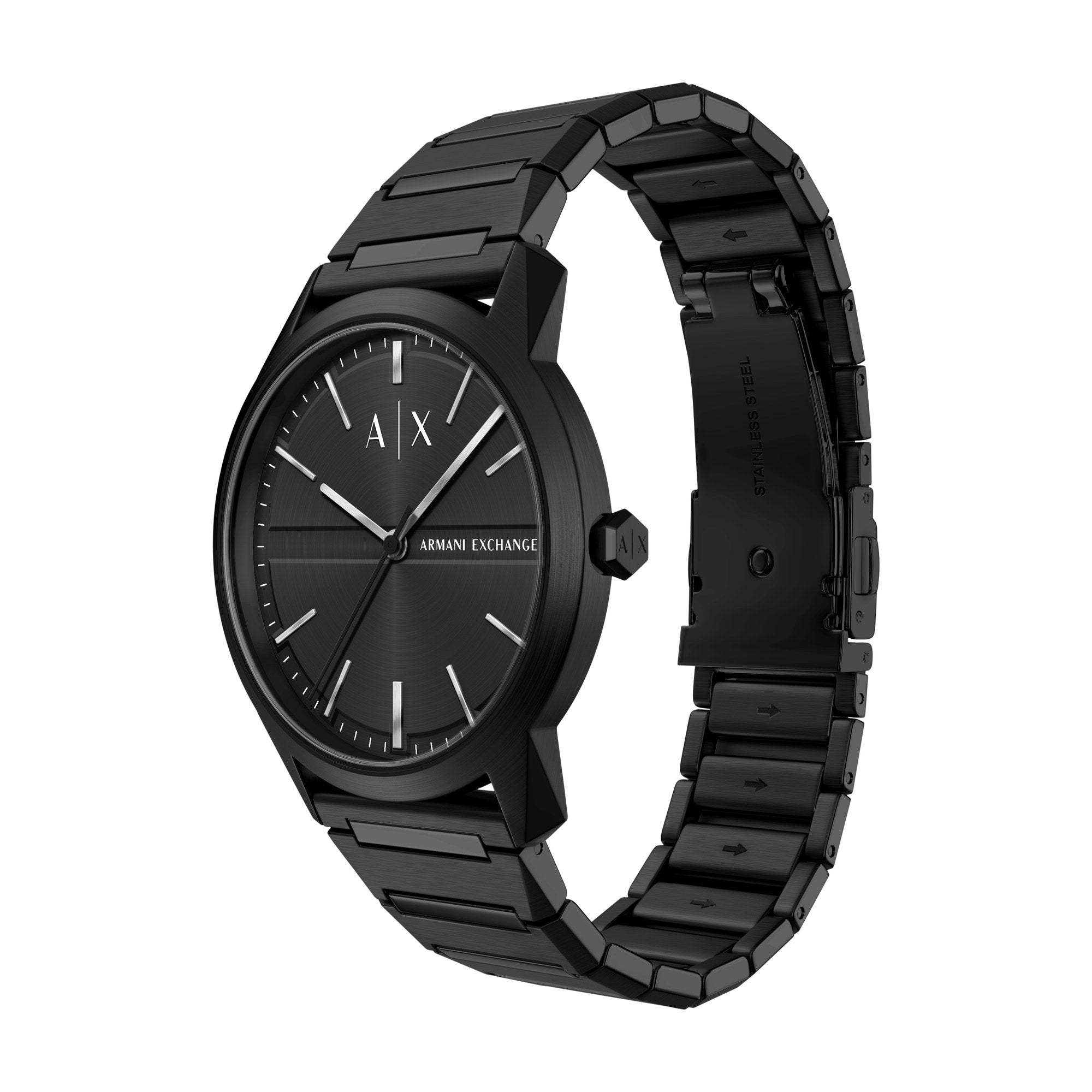 Armani Exchange men's watch, black dial (view 3)