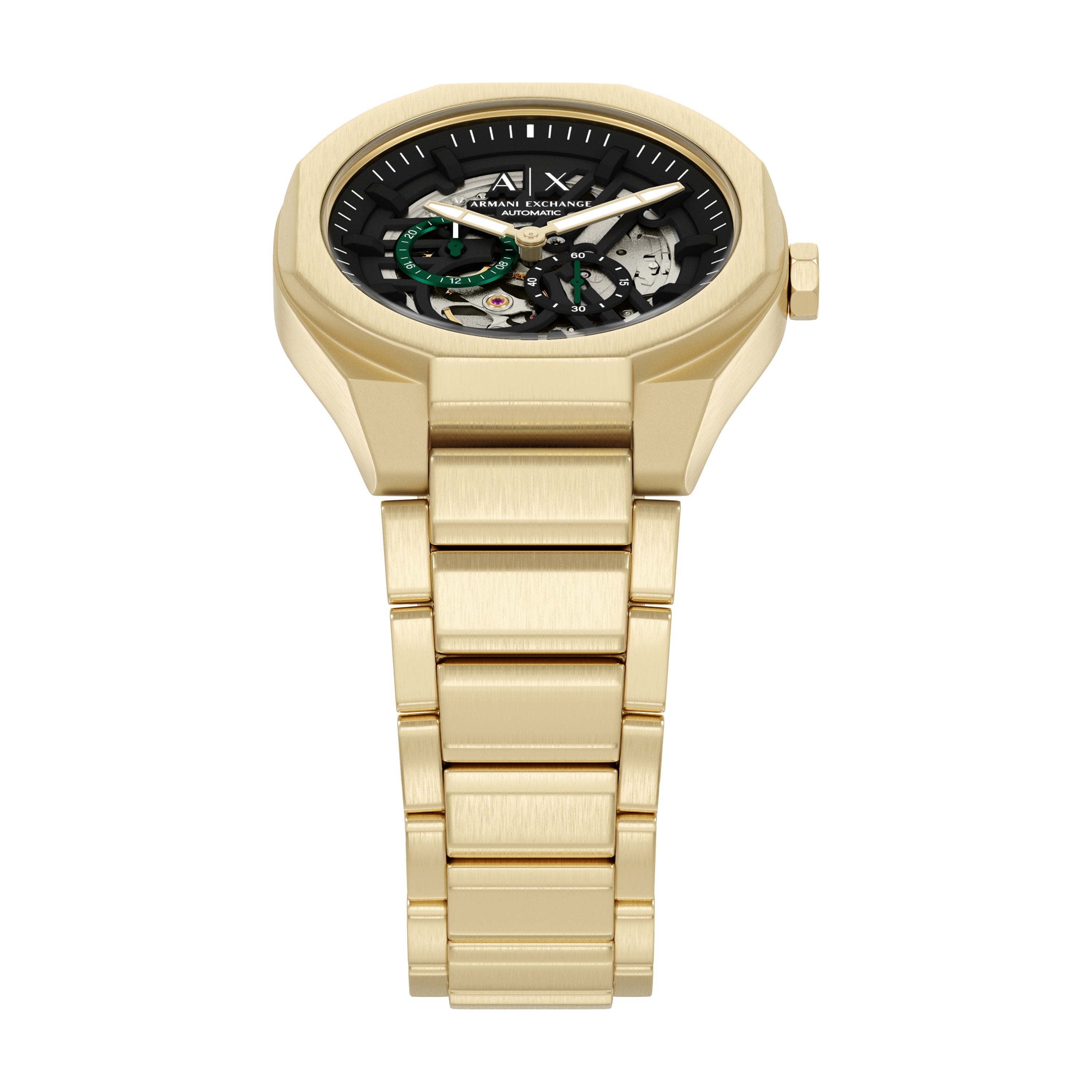 Armani Exchange Sync Automatic Gold Stainless Steel Watch AX4194