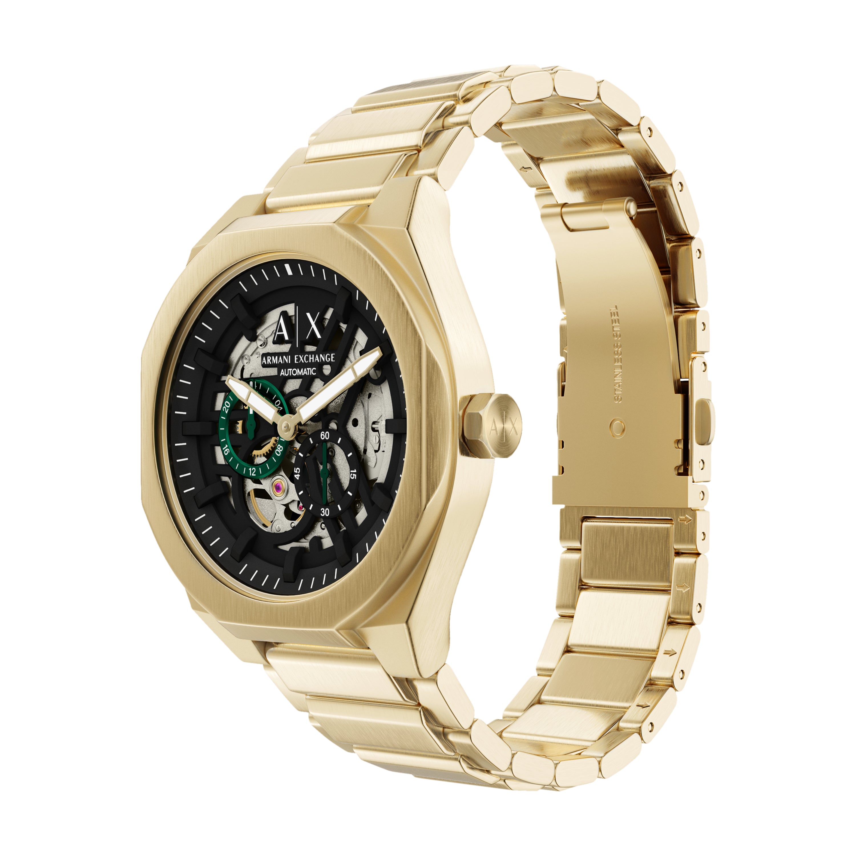 Armani Exchange Sync Auto Gold Watch AX4194 | Watch Direct