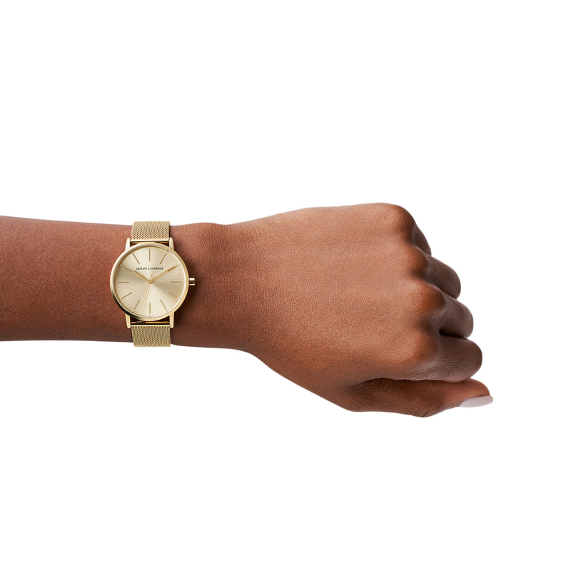 Armani Exchange Elegan Gold Women's Watch AX5536