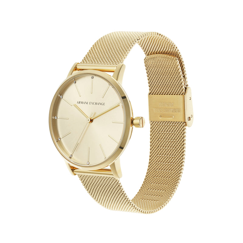Armani Exchange Elegan Gold Women's Watch AX5536