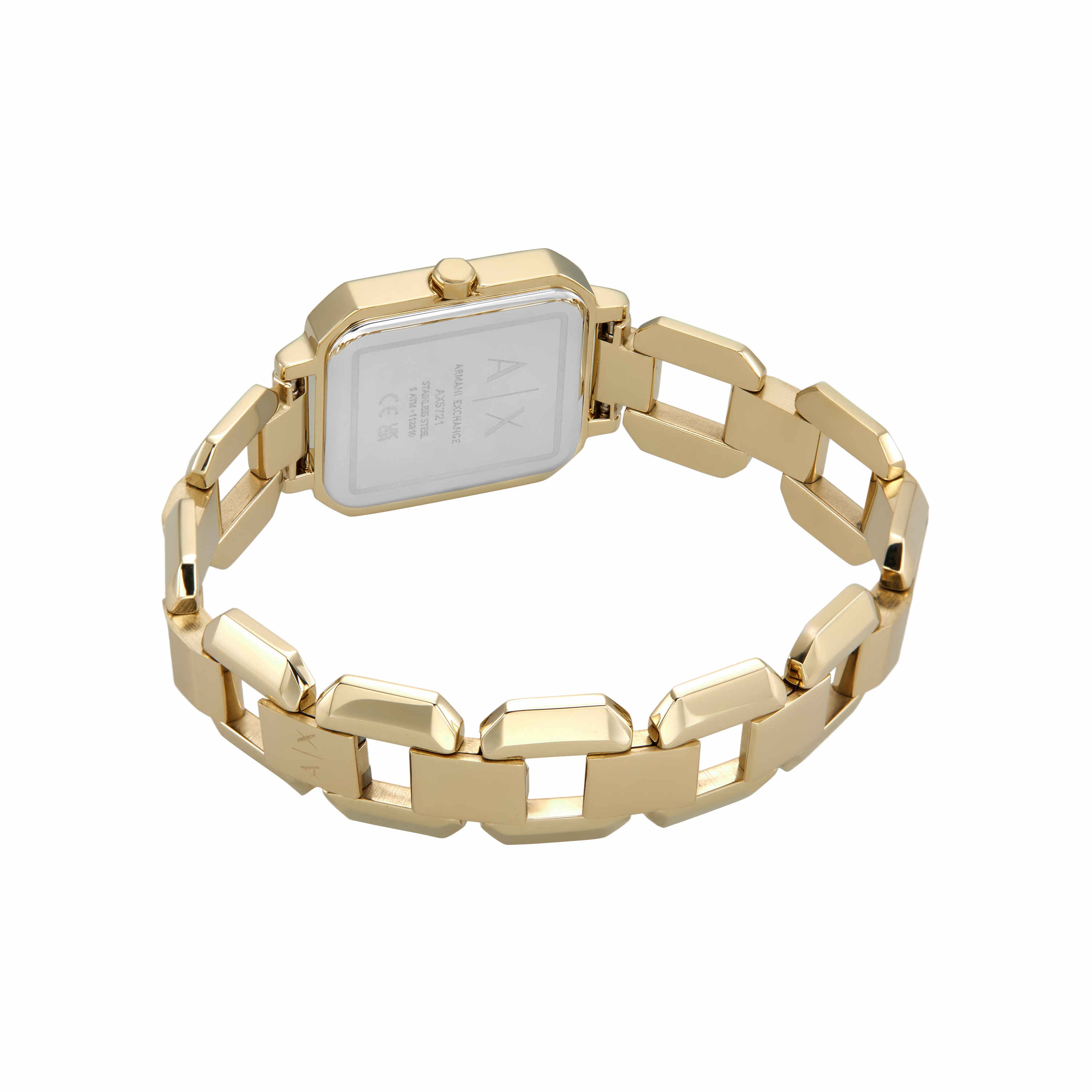 Armani Exchange Gold Dial Stainless Steel Watch AX5721