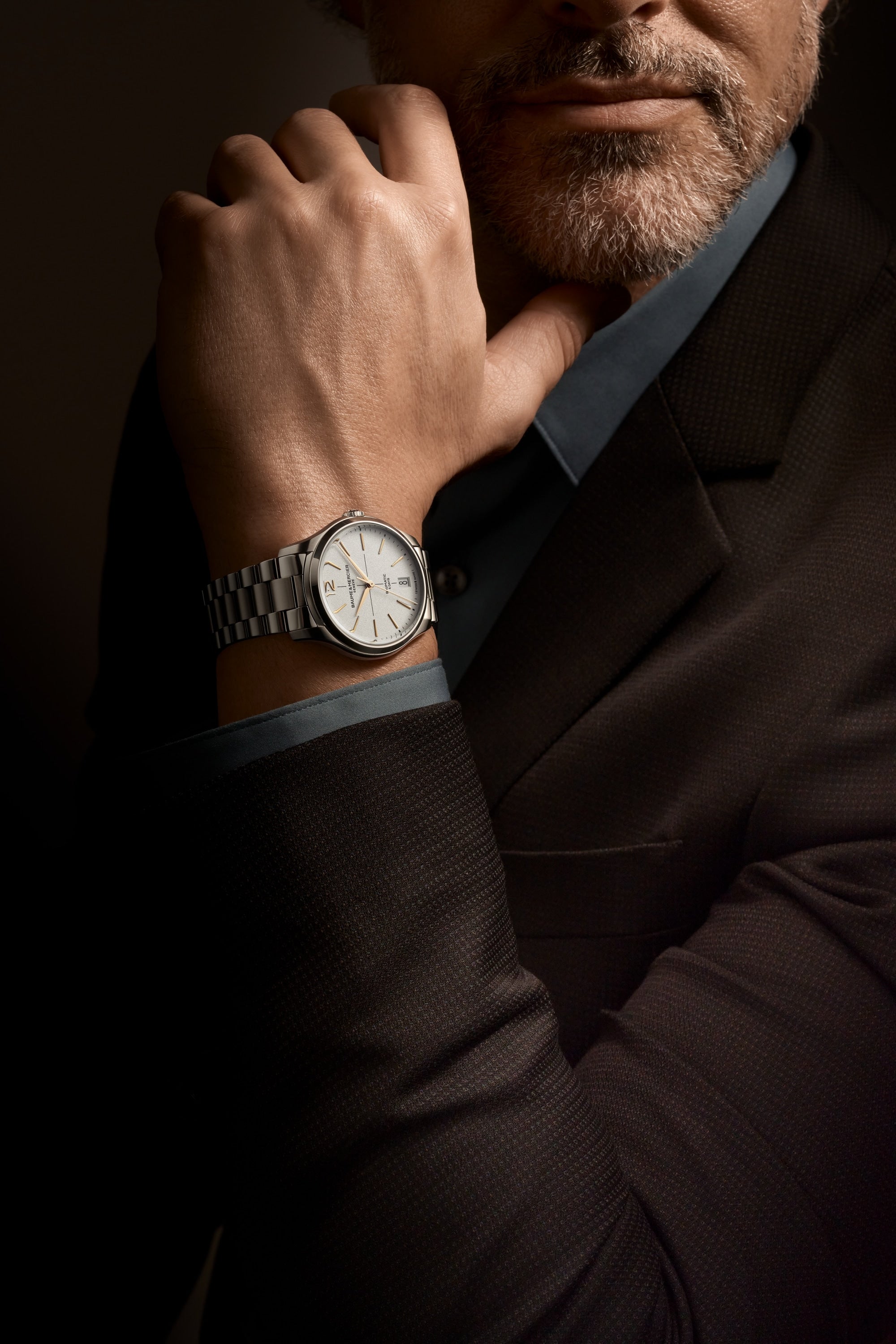 Baume Mercier Clifton 39mm Steel Mens Automatic Swiss Watch