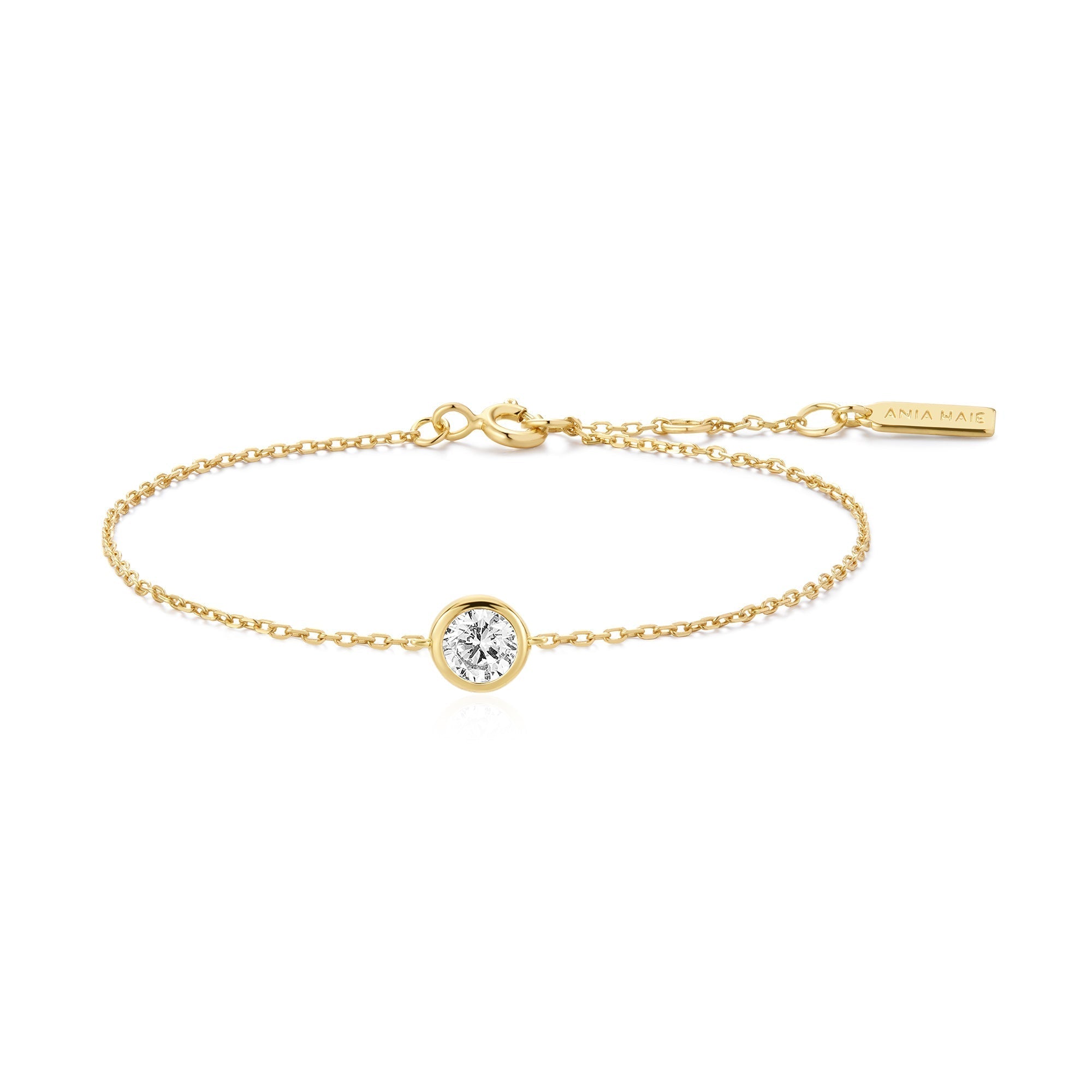 Ania Haie Gold Solitaire Bracelet