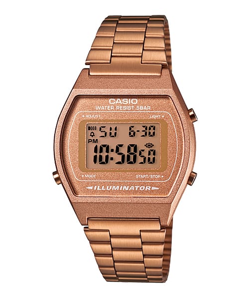 Casio Vintage Rose Gold B640WC-5A Stainless Steel Watch