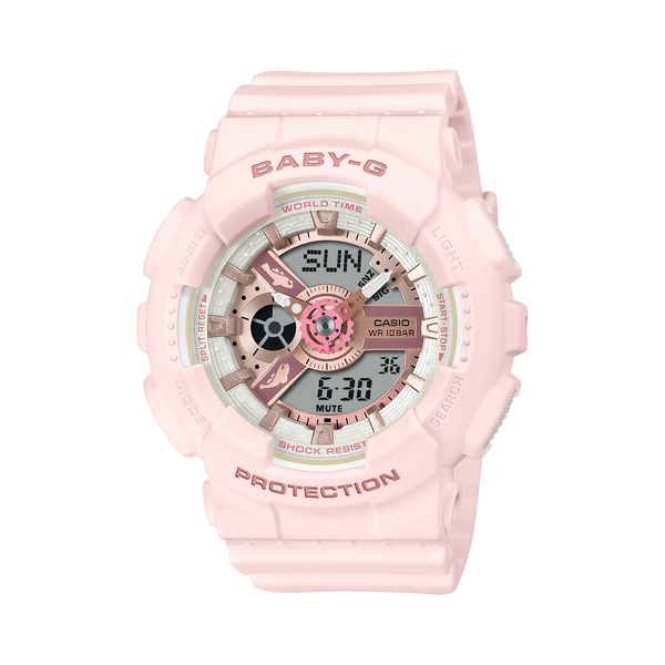 Baby G Aqua Planet Collaboration 2024 Pink Resin Band Watch BA110AQ 4A Watch Direct