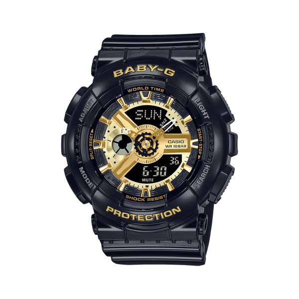 G-Shock Digital Black Resin Band Watch BA110X-1A