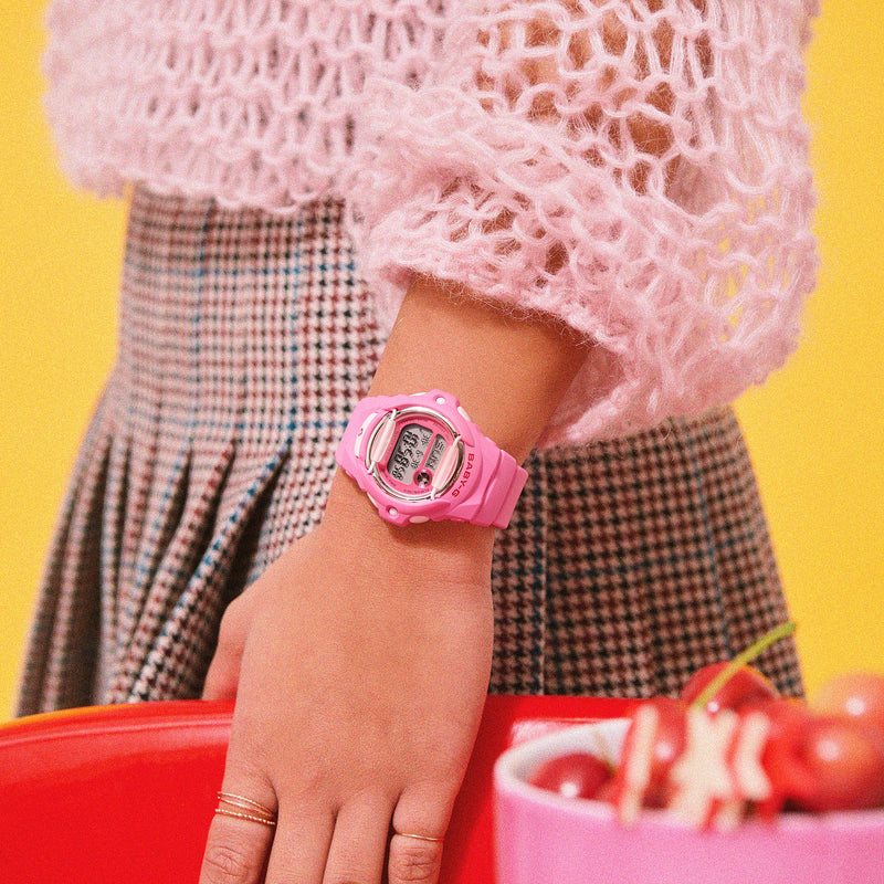 Baby-G BG-169 Series Pink Dial Pink Resin Band Watch BG169CH-4D