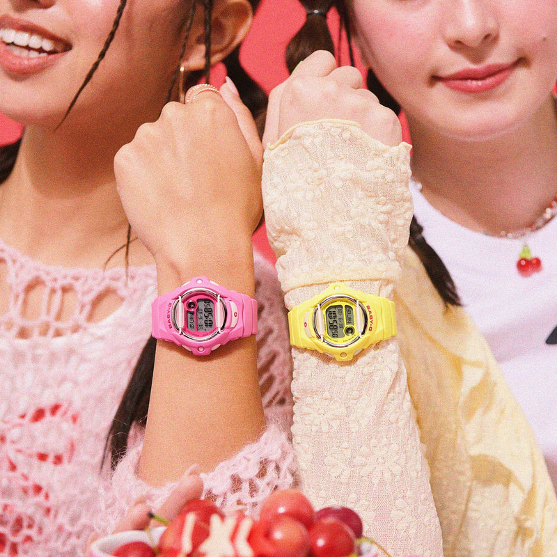 Baby-G BG-169 Series Yellow Dial Yellow Resin Band Watch BG169CH-9D