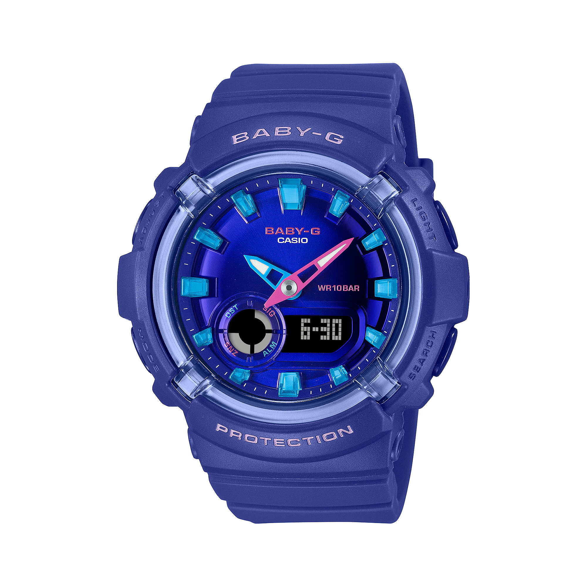 Baby-G Blue Dial Blue Resin Band Watch BGA280DN-2A