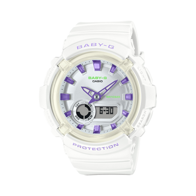 Baby-G White Dial White Resin Band Watch BGA280DN-7A