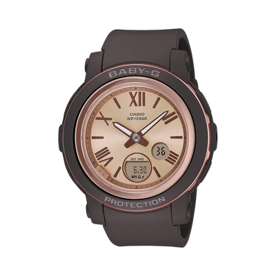 G Shock Digital Brown Resin Band Watch BGA290 5A