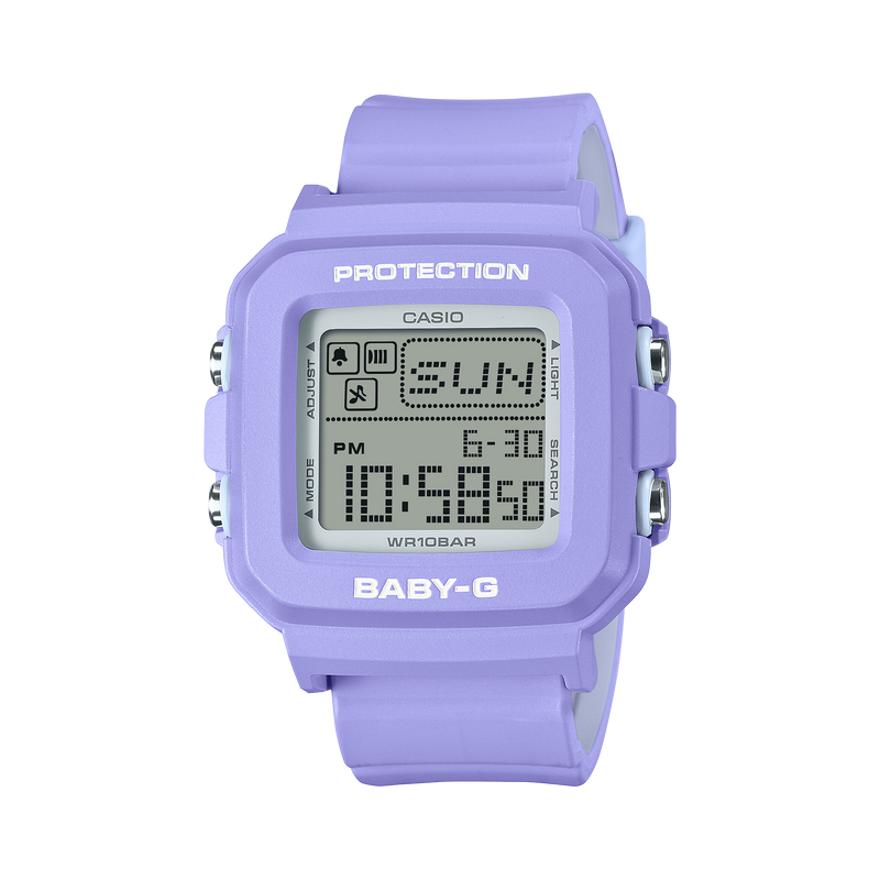 Baby-G Digital Purple Resin Band Watch BGD10K-6D