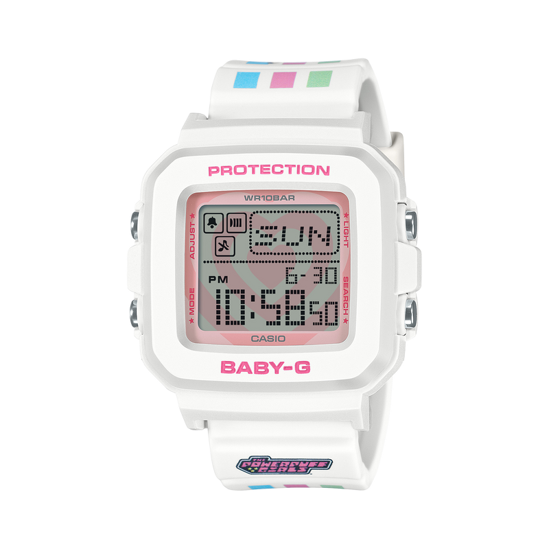 Baby G Powerpuff Girls Collaboration Resin Band Watch BGD10KPP-7D