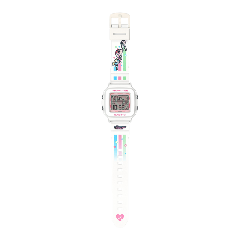Baby G Powerpuff Girls Collaboration Resin Band Watch BGD10KPP-7D
