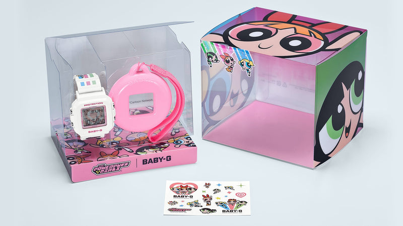 Baby G Powerpuff Girls Collaboration Resin Band Watch BGD10KPP-7D
