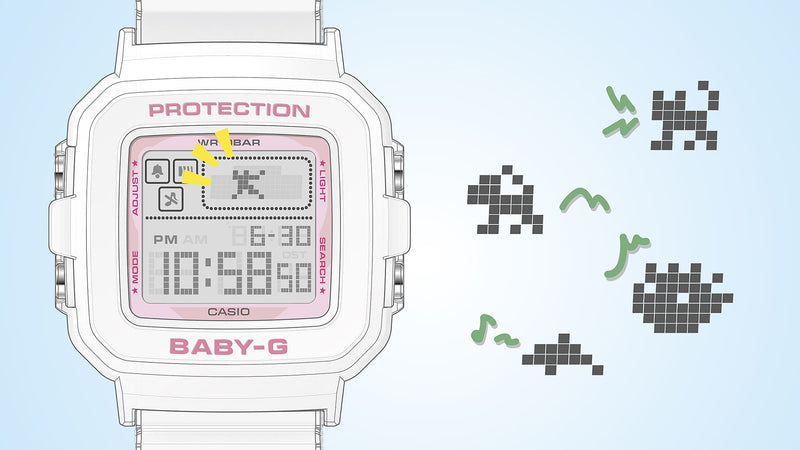 Baby G Powerpuff Girls Collaboration Resin Band Watch BGD10KPP-7D