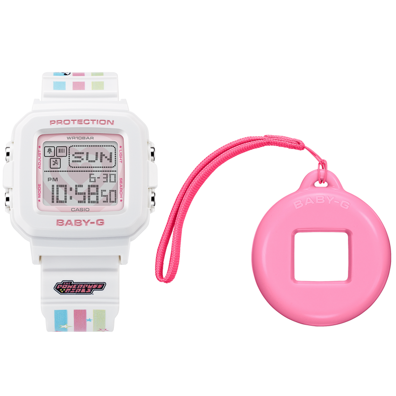 Baby G Powerpuff Girls Collaboration Resin Band Watch BGD10KPP-7D