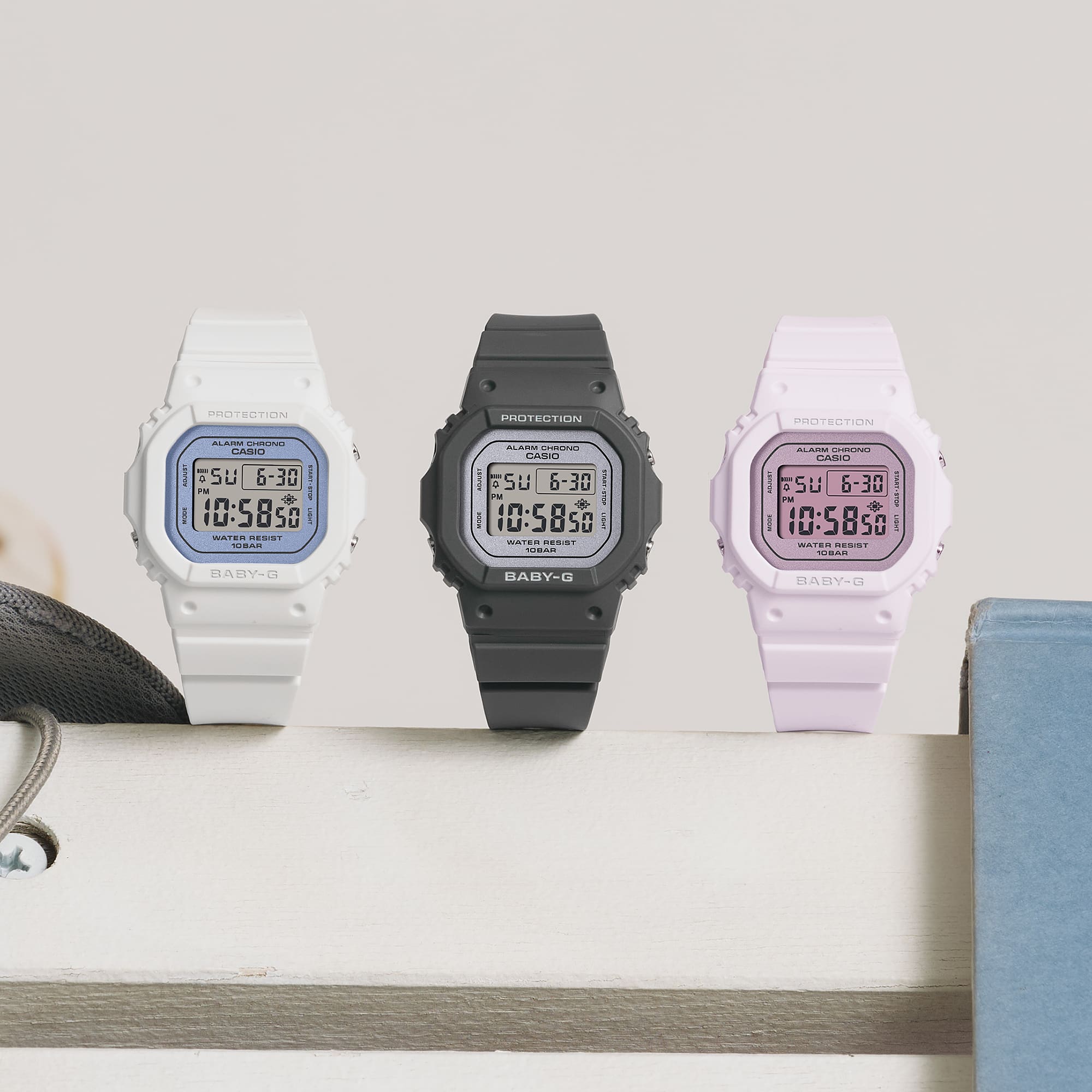 Casio Baby-G BGD565SC-4B pink women's digital watch