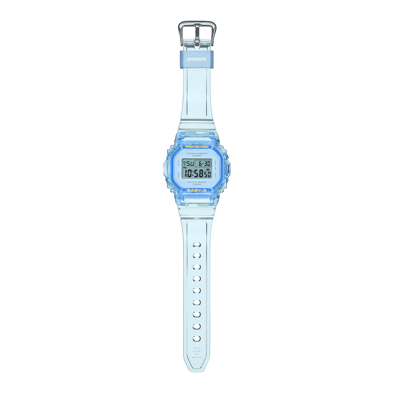 Baby-G Blue Dial Transparent Resin Band Watch BGD565SJ-2D