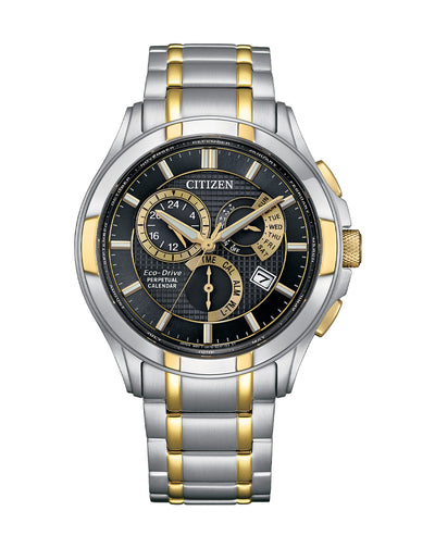 Citizen Eco Drive Perpetual Calendar Stainless Steel Watch BL8164 57E Watch Direct