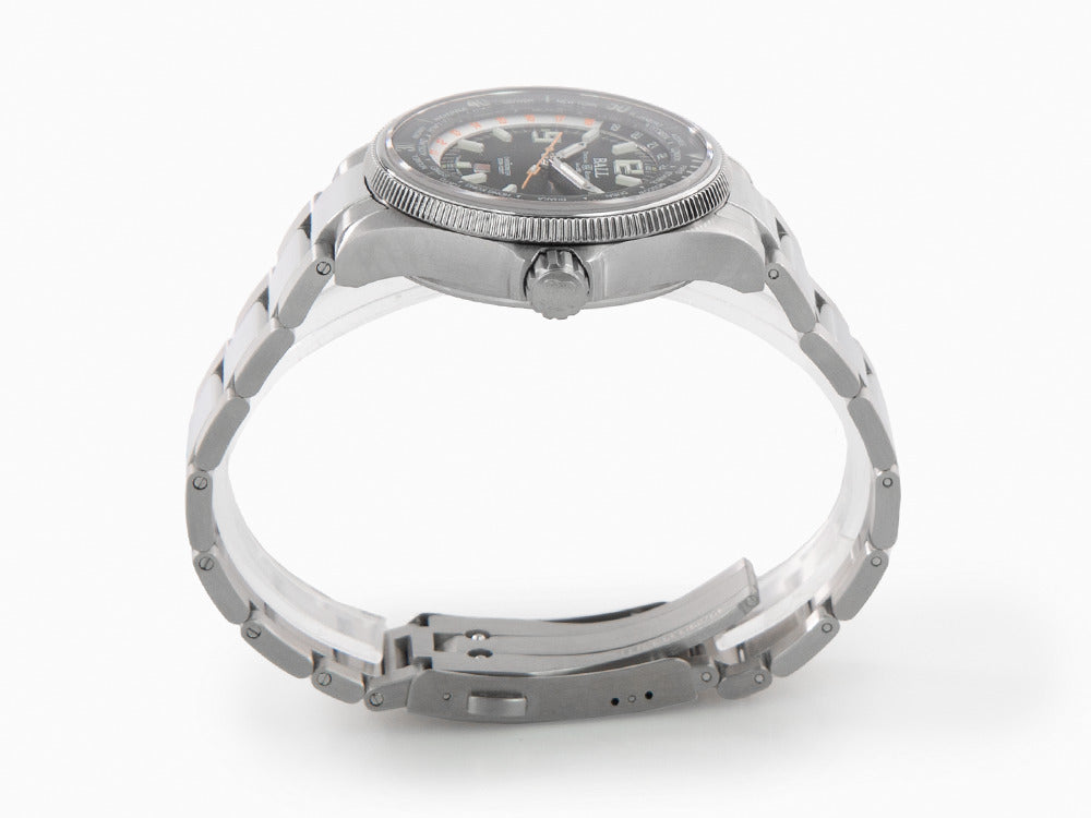 Ball DG2232A-SC-BK stainless steel case profile with screwed-in crown