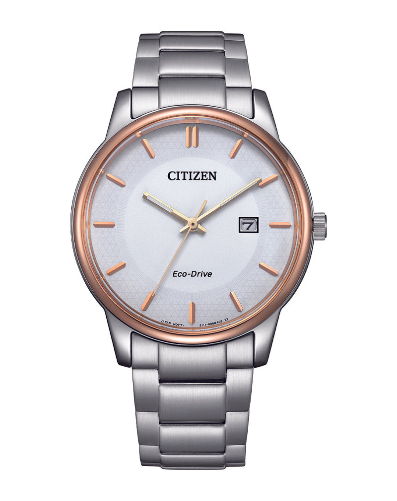 Citizen Eco-Drive White Dial Stainless Steel Watch BM6979-74A